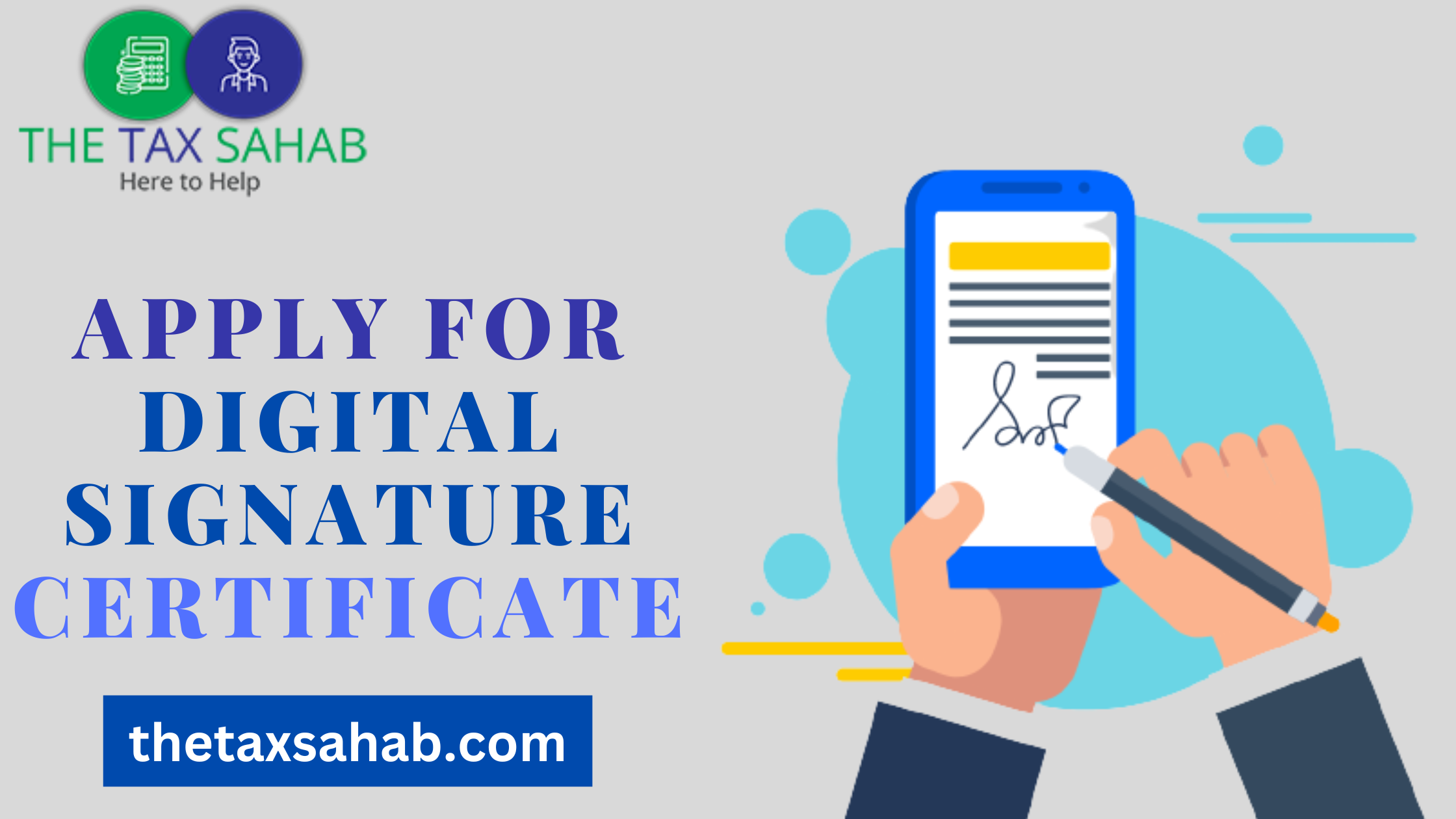 formation of one-person company (2) Apply for Digital Signature Certificate